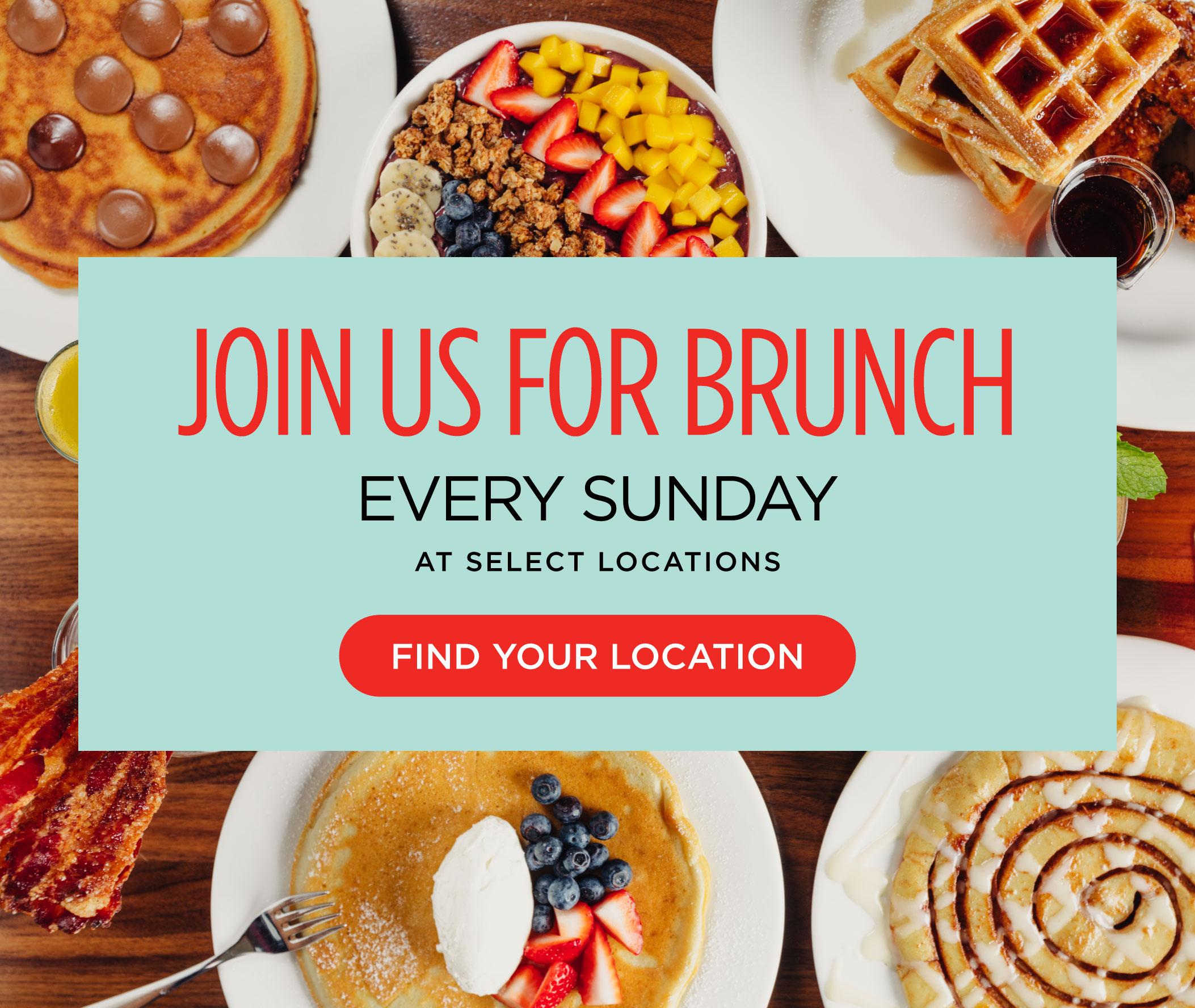 Brunch Sunday Only