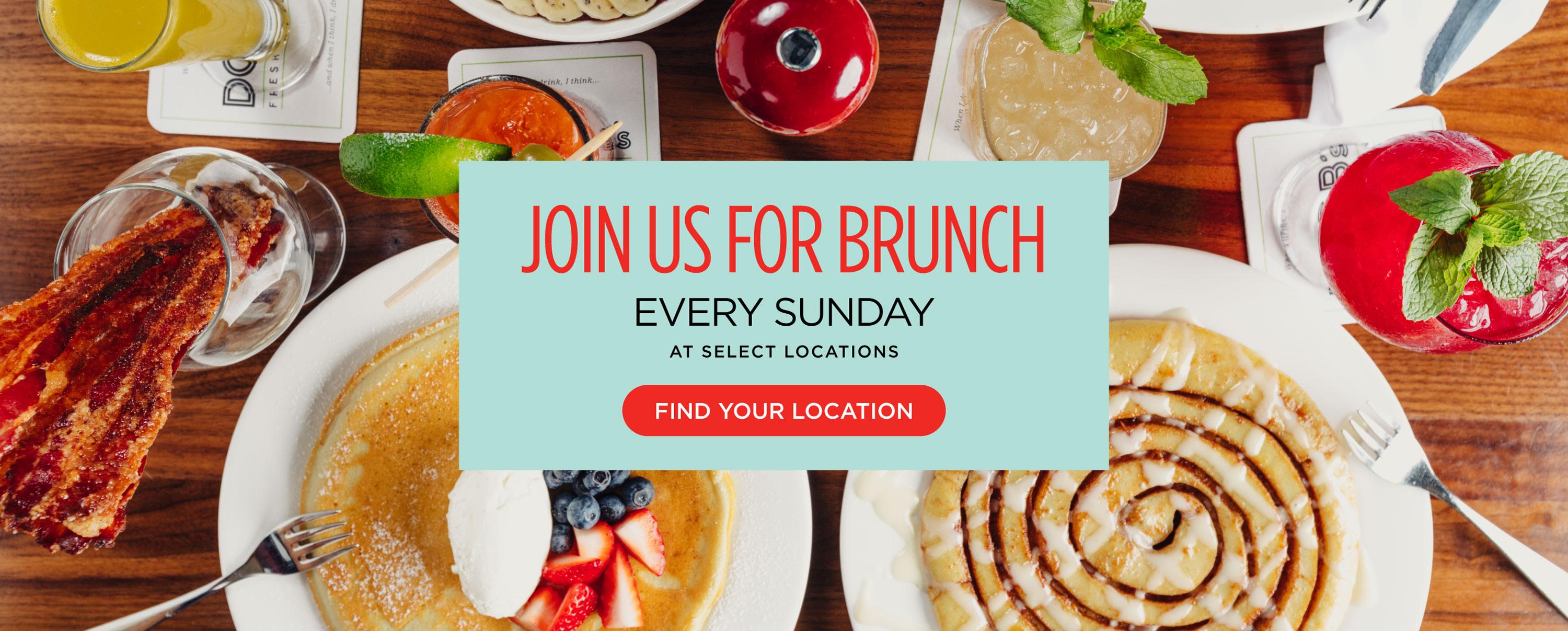 Brunch Sunday Only